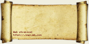 Isidora Sudimac vizit kartica